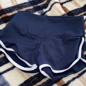 CLS Navy Blue Swim Shorts with White Trim